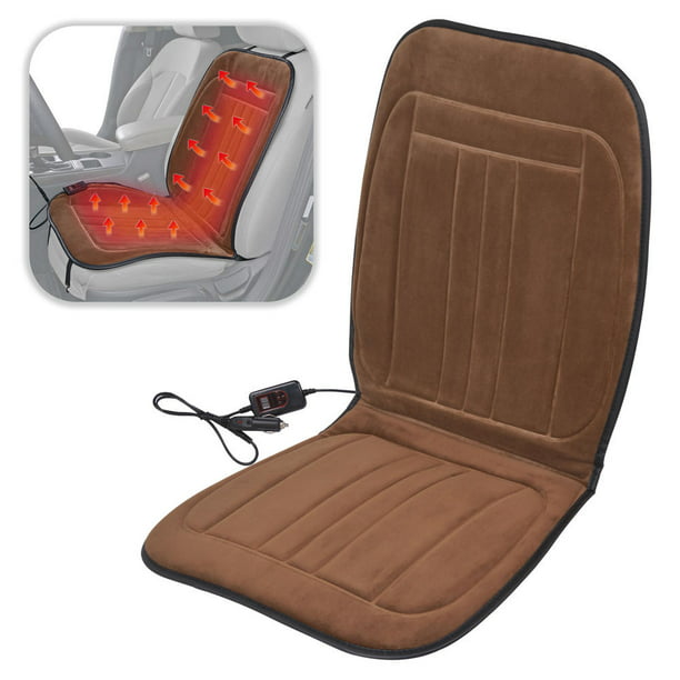 12V Heated Car Seat Cushion with Lumbar Support 4-Claw Plug Hold 4-Direction Between Plug and Socket New 4-Claw Ultra-Tight Fit Plug ObboMed SH-4160F Specially Secured Fitting ObboMed® Group 3-Stage Switch 